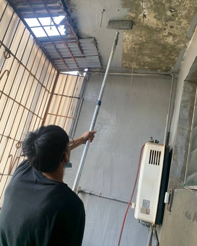 台北公寓室外修繕, 台北頂樓防水工程, 台北陽台浴室防水油漆