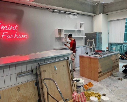 台北店面油漆, 台北油漆粉刷, 台北油漆施工推薦, 台北油漆施工